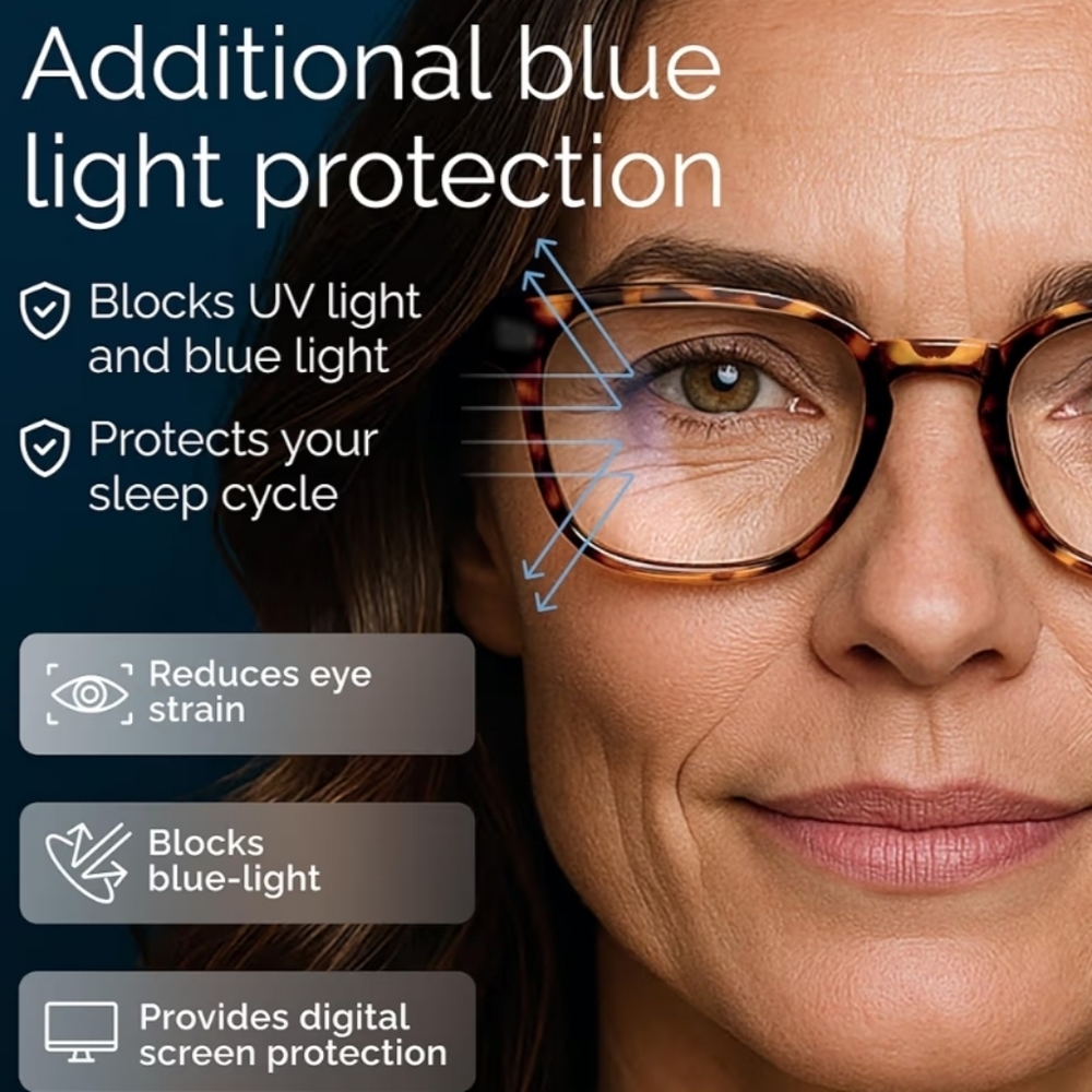 Reading Glasses for Women/Men, Eyeglasses, Blue Light Readers +5.0 - 5 Pack - Picture 3 of 6